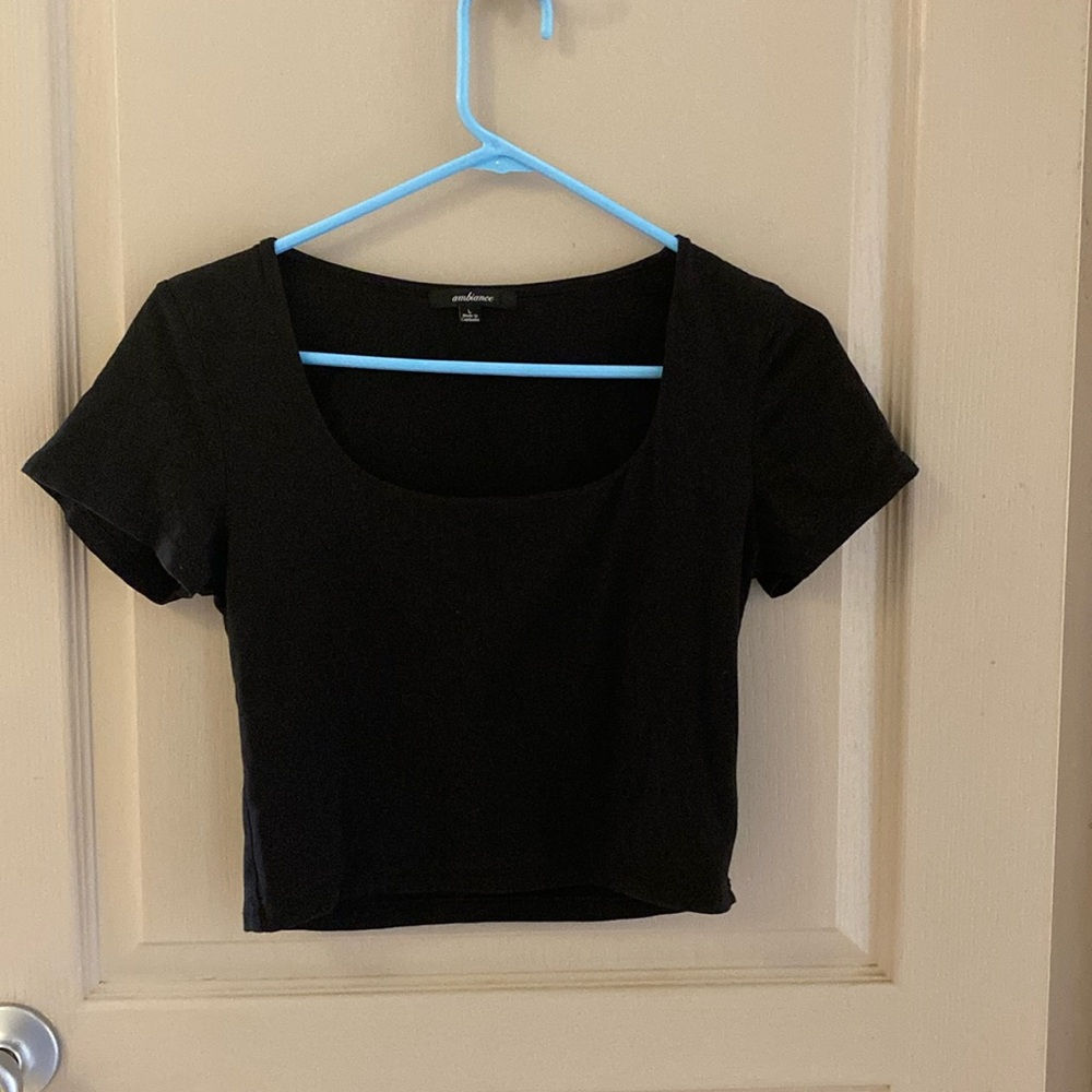 Basic black tee
